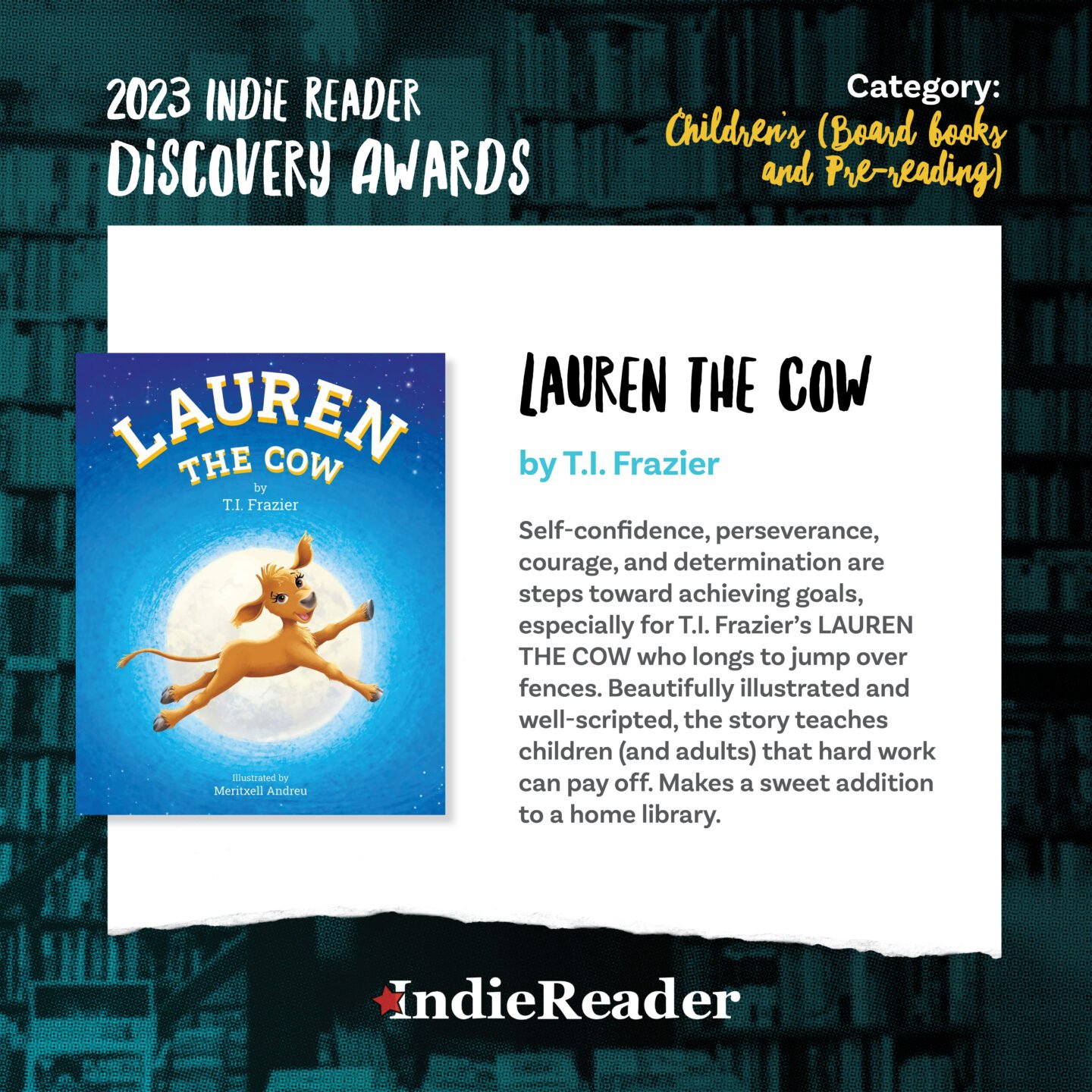 Read more about the article IRDA Winner T.I. Frazier: “I write to leave a legacy of my heart/ life- that others may learn, be challenged and be inspired.” 