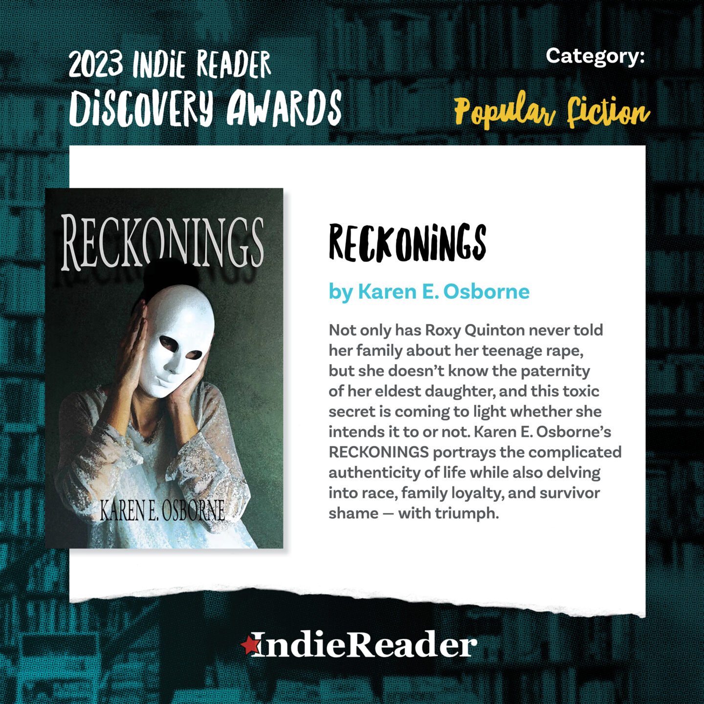 Read more about the article IRDA Winning Author Karen E. Osborne: “This has been my dream since I was little. But it didn’t come true until I was 69 years old.”