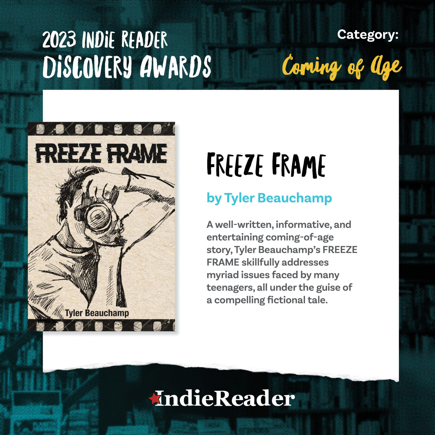 Read more about the article IRDA Winning Author Tyler Beauchamp: “I wanted to encourage readers to lend a hand to those in need and consider everyone’s unique past.”